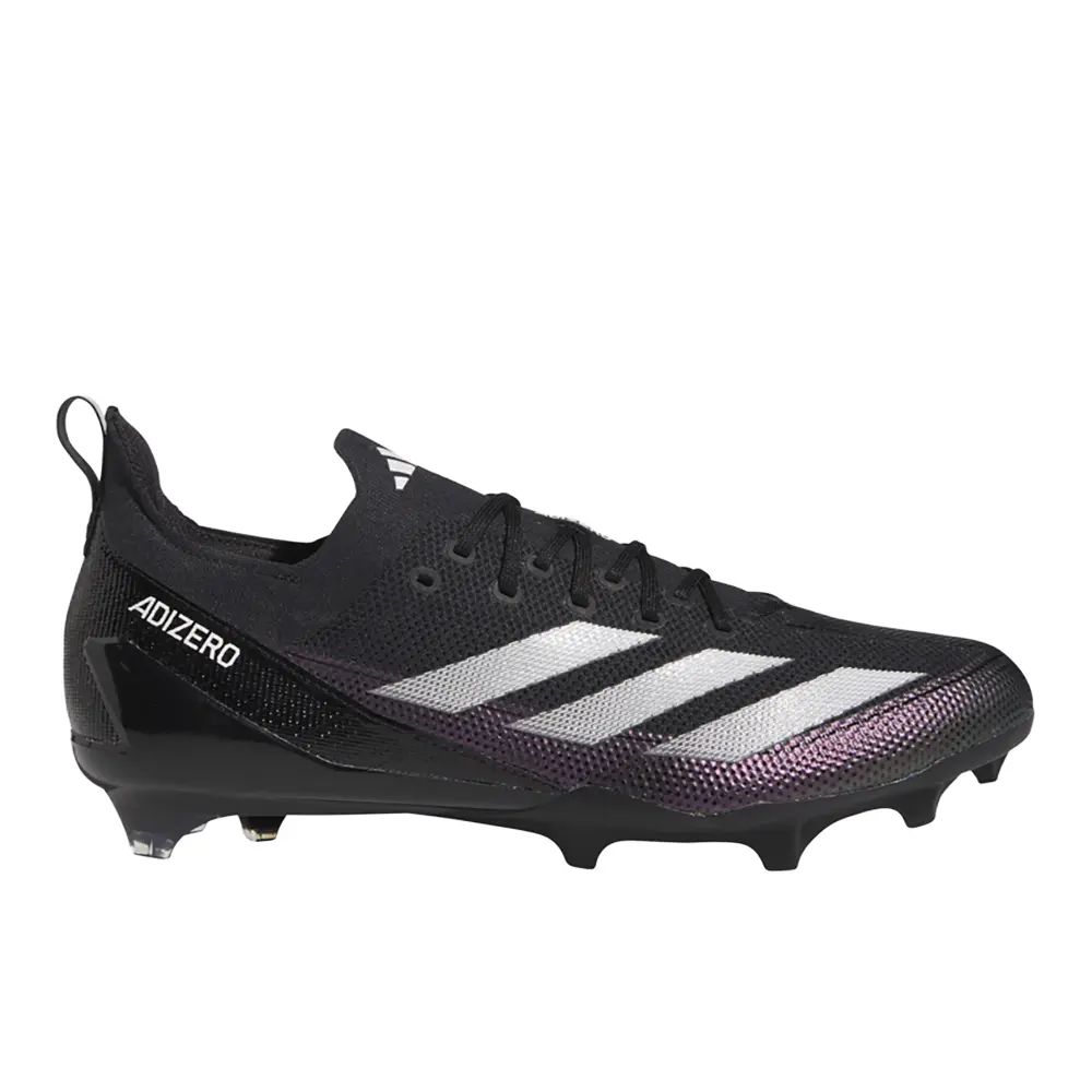 adidas Mens Adizero Electric+ American Football Sneakers Shoes - Black