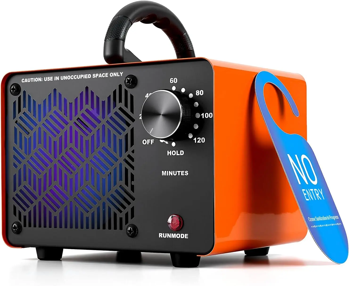 HHGM High-Capacity Ozone Machine Generator - 198000mg/h Dual-Fan, Air Purifier Ionizer Deodorizer for Home, Car, Industrial Use