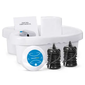 Ionic Foot Bath Detox Machine - Foot Detox Machine, Detox Foot Spa System for Home Salon Spa Club 2 Arrays 100 Tub Liners