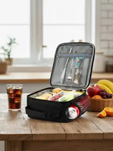 Unisex Reusable Lunch Box, Insulated Small Versatile Compact Lunch Bag, Durable Leak-Proof Design, Perfect for School & Office Use