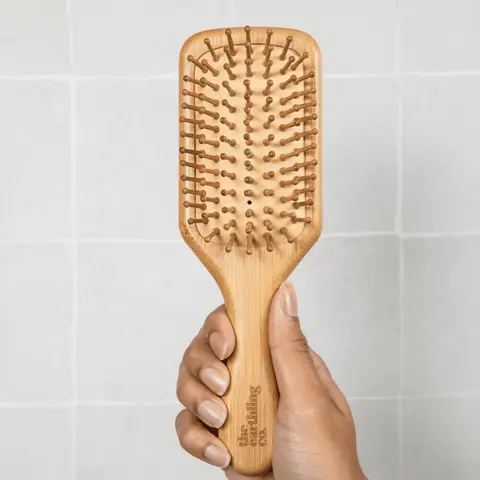 Bamboo Bristle Detangling Hair Brush for Hair Care, Eco-Friendly Hairbrush with Eco Bamboo Bristles