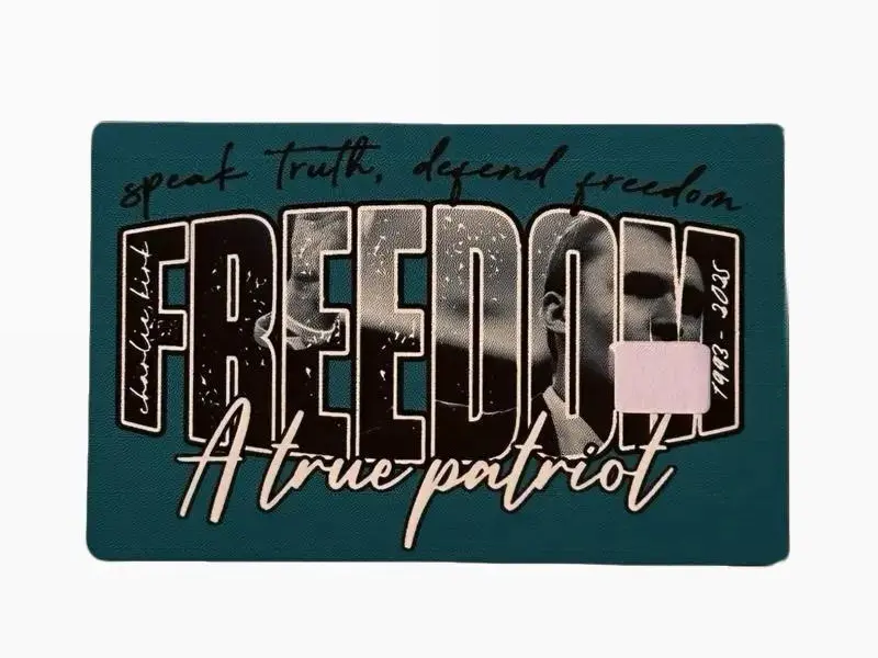 Patriot 3x3 in Custom Vinyl Stickers - Patriotic Theme, Speak Truth Defend Freedom Inspirational Message, Waterproof, Fade-Resistant, Easy-Apply/Remove Adhesive, Free Protective Wallet Sleeve for DIY Scrapbooking, Custom Decal, Adhesive Vinyl Decal