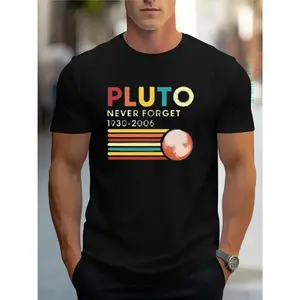 Men Casual Short Sleeve Tee 1 Pcs 100% Heavy Cotton - Comfortable Crew Neck, Soft Adorable Tees Tops