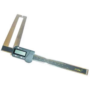 212 MAIN Electronic Digital Rotor Gage - CEN-3M430A, 0-5.6 in. Measuring Ruler with Depth Rod, Long Arm, Digital Display, Metric/Imperial Compatibility (Automotive Tire Repair & Car Repair Tool)