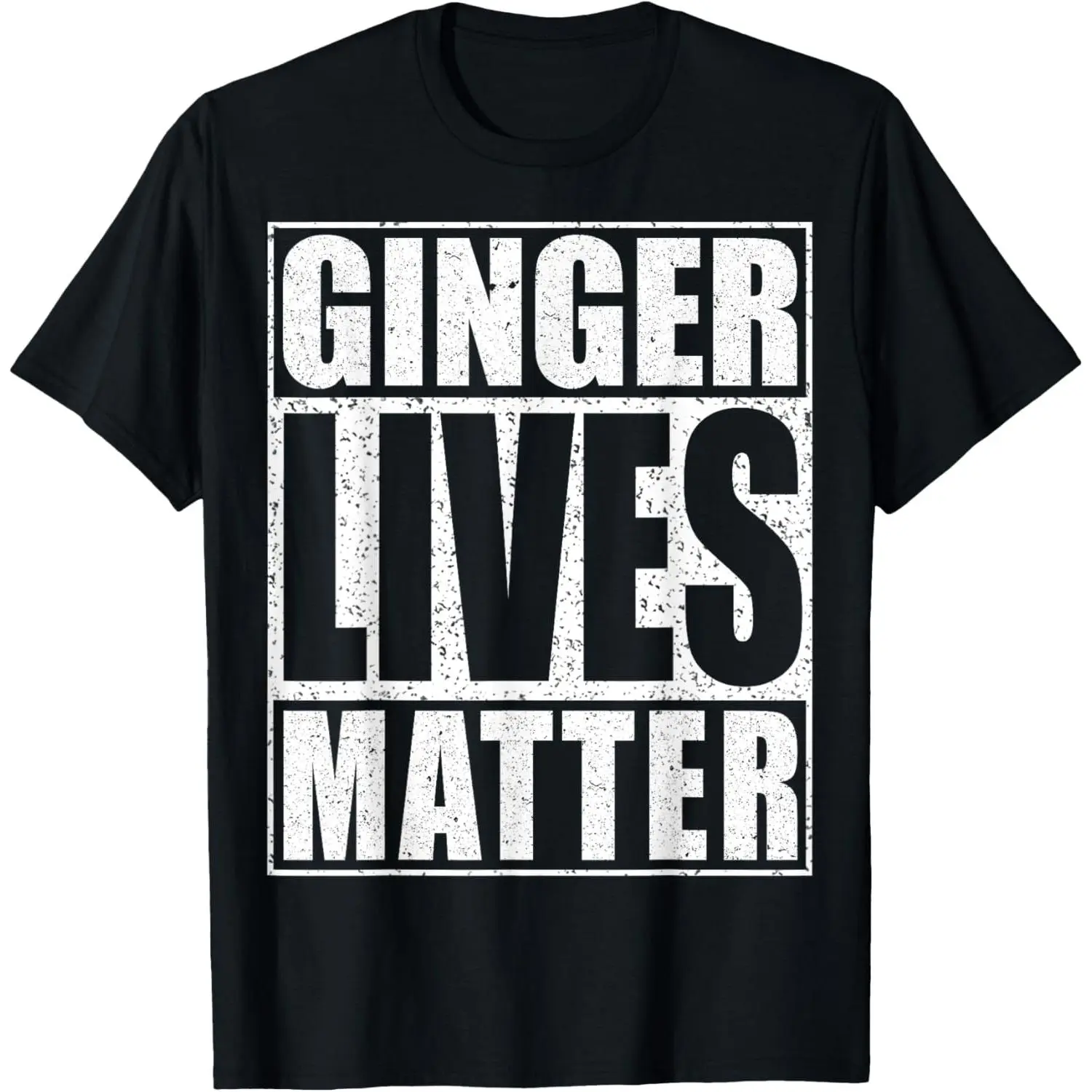 Men's Basic Soft Cotton Short-Sleeve Straight T-Shirt - Ginger Lives Matter Print, St. Patrick's Day Casual Top, Made in USA, 5Xl