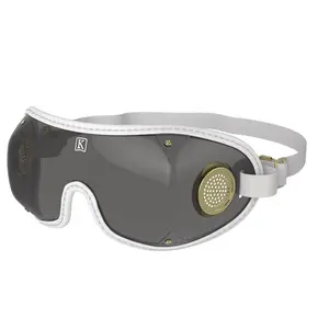 Kroops Original Jockey Racing Goggles - Grey Lens, Brass Vent