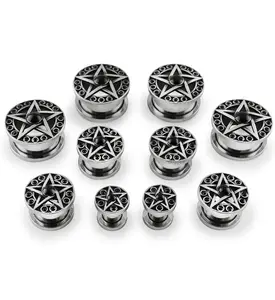 Pentagram Stainless Steel Tunnels