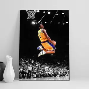 Kobe Brant Dunk Poster, Kobe Bryant Print