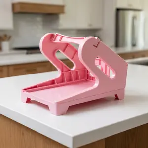 Thermal Label Holder Stand, 4x6 Inch, Compatible with Roll and Fan-Fold Labels, Office Desk Organizer, Essential for Efficient Label Management