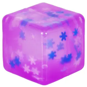 Quiet Squeeze Toy – 1.96in Fidget Toy Calming Stress Relief Toy Fun & Relaxing for Kids and Adults (PURPLE)