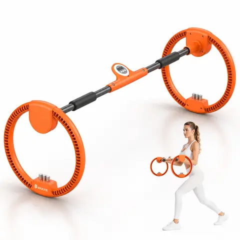 Soulyis Multifunctional Fitness spinning wheel , Arm Workout Spin Wheel - Home Gym Fitness Equipment for Men & Women, Full-Body Core Hand Strengthener Trainer,