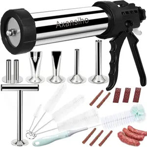 Large Capacity Jerky  Kits, Jerky Cannon, Stainless Steel Jerky Maker, Jerky Shooter, Meat , Beef  Jerky Making  Kit, Gifts for Women Men