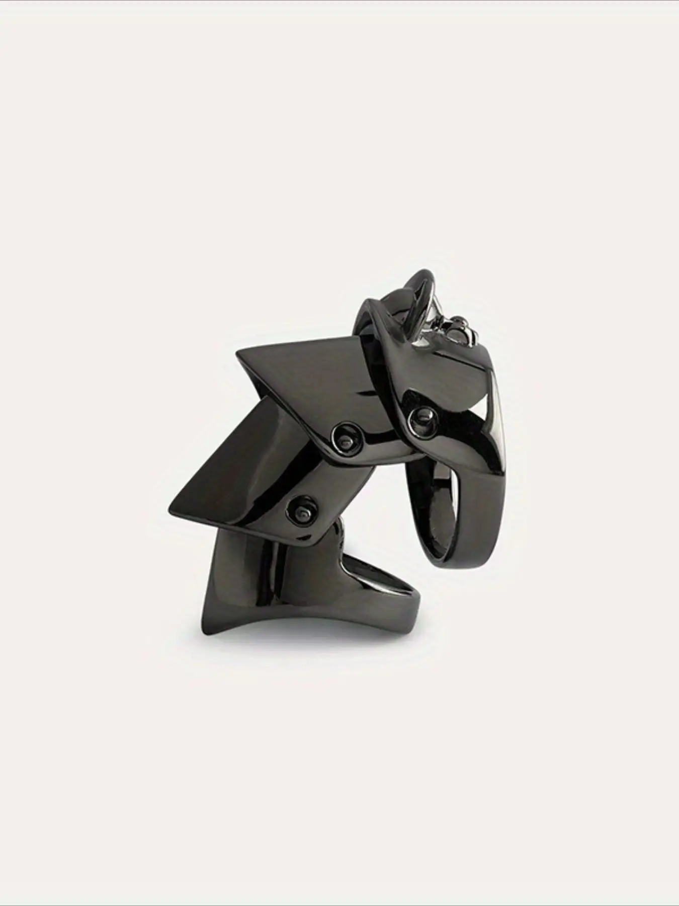 Articulated Mechanical Silver Ring Ultimate Cyberpunk Edge Vibe Chef’s Kiss for Everyday Streetwear Fits & Stacking. Perfect Niche Hardcore Gift for Boyfriends & Bros.