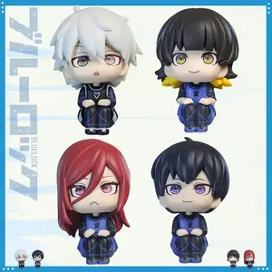 Q Version Blue Lock Anime Figure Look Up Isagi Yoichi/Nagi Seishiro Action Figure Bachira Meguru Figurine Collection Model Doll  Fashion Accessory Sets