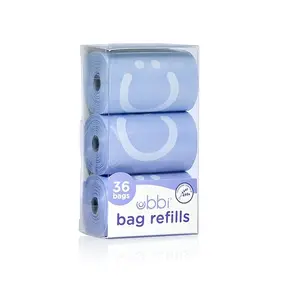 On-the-Go Refill Bags, Lavender Scented, Value Pack of 36, Baby on The Go Diapering Essentials