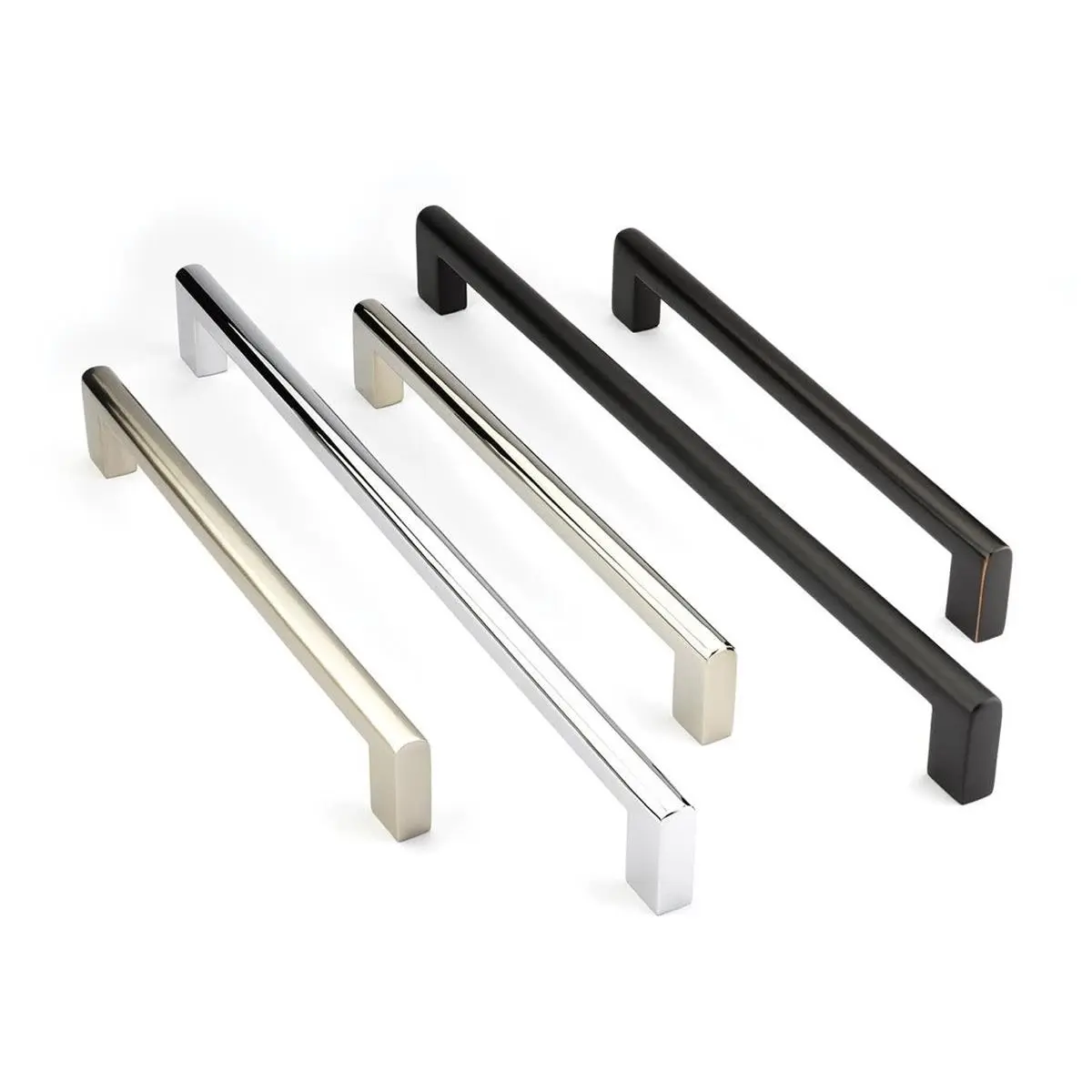 212 MAIN Emtek 18 in. Forged Brass Trail Appliance Pull, Flat Black Finish