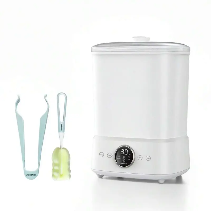 Bottle Sterilizer And Dryer, All-In-One Electric Steam Sterilizer Bottle Sanitizer For Baby Bottles, Pump Parts Accessories Newborn Essential Bottle Warmer For Breastmilk & Thaw (White)