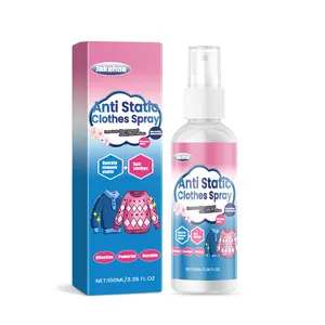 Jakehoe Anti-Static Wrinkle Removal Spray for Clothing Soft and Comfortable Remove Smooth Non-Static Spray Fabric Household