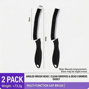 1 Piece/2 Pieces Gap Cleaning Brush Set, Ideal for Small Spaces, Magic Brushes, Bathroom Accessories, Shower, Toilet, Sink, Tile Cleaner Tools, Scrubbing Stick