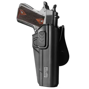OWB Holster for Colt 1911/Elite Force 1911/ Kimber 1911/Rock Island Armory 1911/Springfield 1911/1911 Full Size 5'' No Rail,Right Hand
