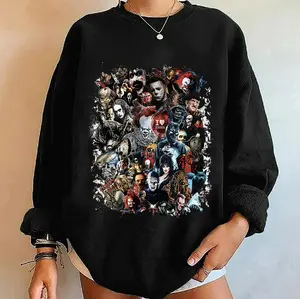 Halloween Characters Movie Sweatshirt, Scary Movies Sweater, Halloween Film Ghostface T-Shirt, Ghostface Halloween Sweatshirt, Halloween Shirt, Halloween Movies Tee Shirt, Gift For Halloween