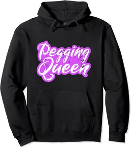 Pegging Queen Dominatrix Mistress BDSM Cuck Submissive Pullover Hoodie - Autumnsc Shop 91B08JPN1CNW