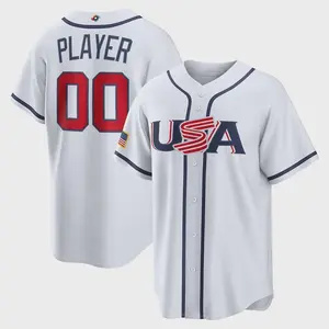 Men's USA Baseball White 2026 World Baseball Classic - Full Size Adult and Youth