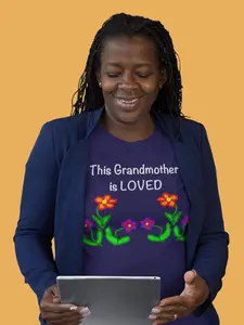 "This Grandmother is loved" Unisex Heavy Cotton Tee for every Grandmother on everyday - Gildan 5000 Small to 5X