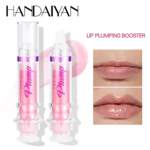 Handaiyan Moisturizing Lip Gloss, Mirror Finish Transparent Lip Jelly, Glass Lip Glue Waterproof Long-Lasting, Enhances Lips Naturally