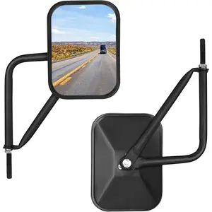 Mirrors Doors Off Compatible with Jeep Wrangler YJ TJ JK JL Gladiator JT 1987-2025, Door Hinge Side Mirror, Doorless Mirror for Wrangler Off-Road Driving