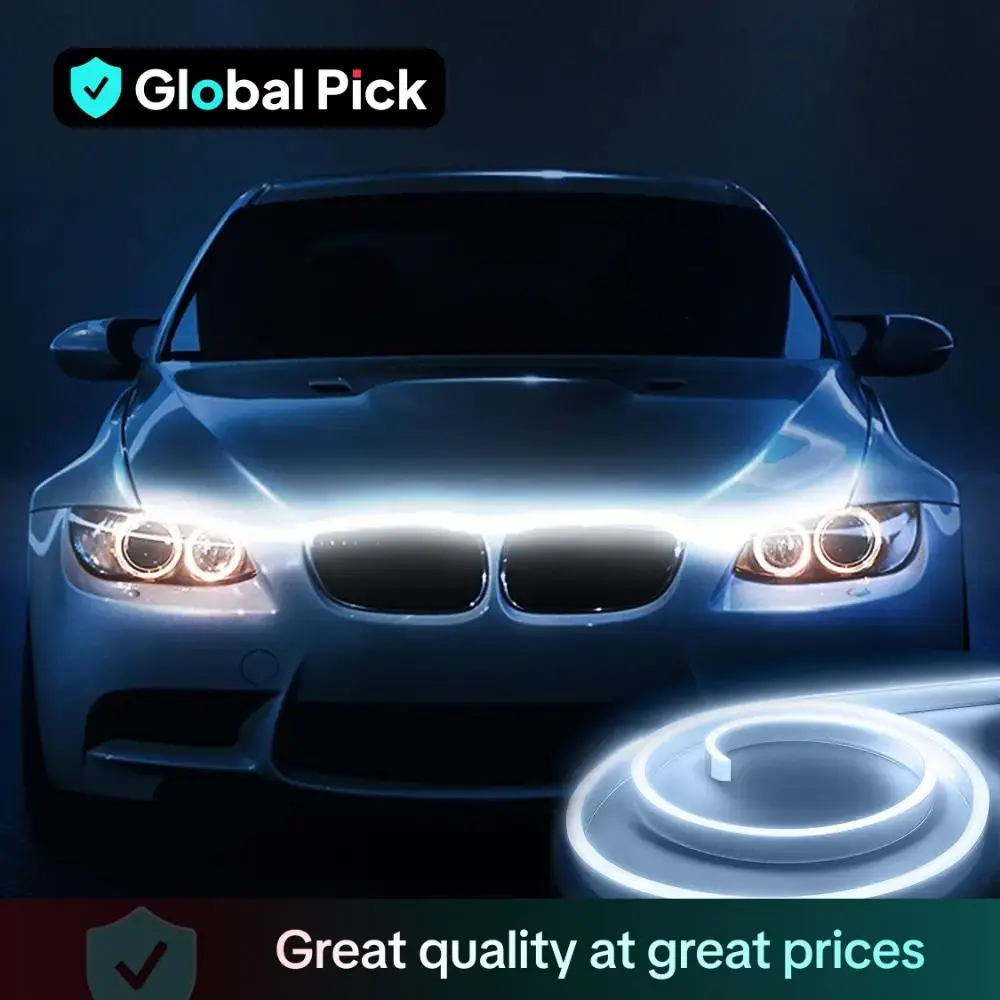 Global Pick Car Dynamic Scan Start Light, Waterproof Car LED Light Strip, Universal Car LED Light Strip, Car Decorative Light, Car Accessories