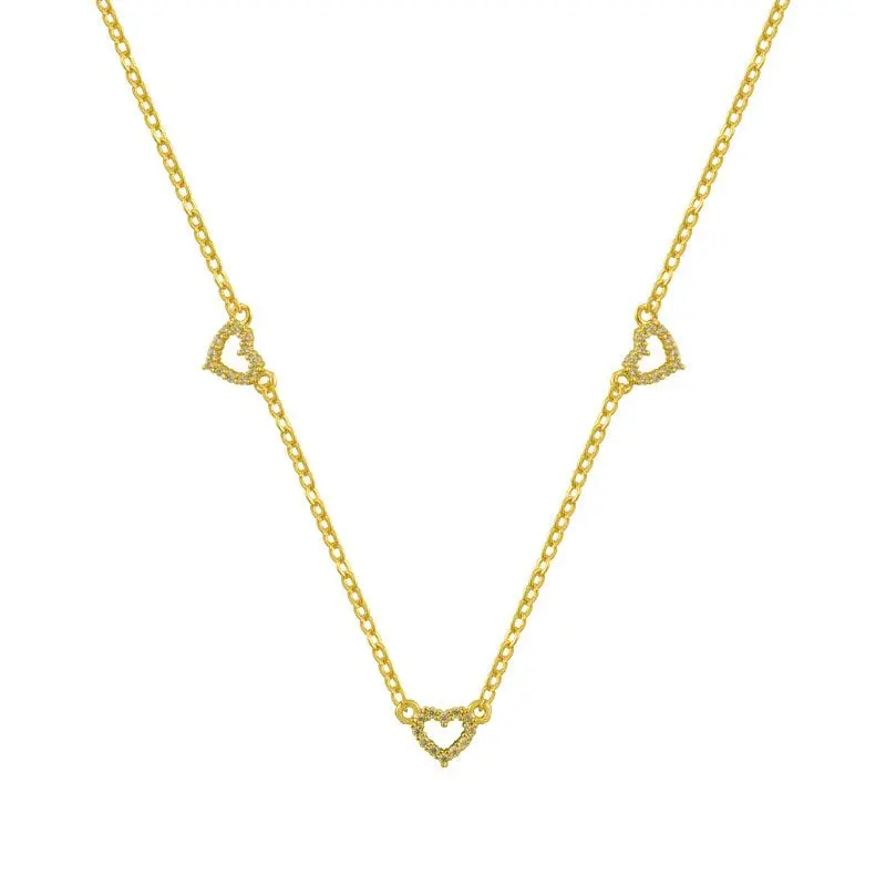 EVRY JEWELS Gold or Silver Plated Women's Hypoallergenic Love Drunk Necklace