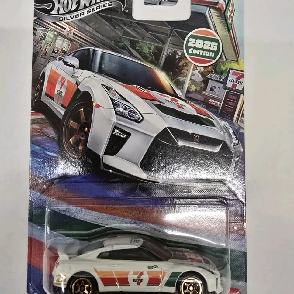 Hot Wheels New 7-11 Nissan GTR R35 Silver Series 2026 Edition Skyline
