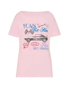 PINK Campus Cotton™ Off-The-Shoulder Tee