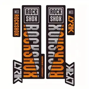4PCS/SHEET mountain bike fork sticker, bicycle fork protector, cycling shock absorber bicycle sticker bicycle modification