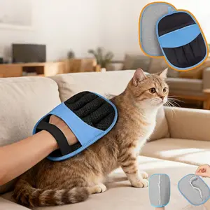 Pet Hair Removal Gloves, Static Magic Brush for Dogs and Cats, Reusable Pet Hair Remover for Furniture, Clothes, Carpets, Car Seats