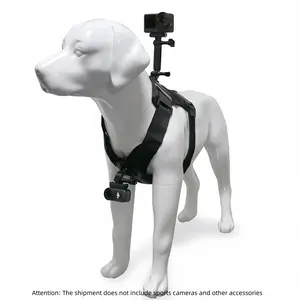 Gopro Dji Nano Sports Camera Dog Harness Chest Back View Pet Backpack Strap Stabilizer Mount, Stable Shooting Accessory Wearable Action Camera