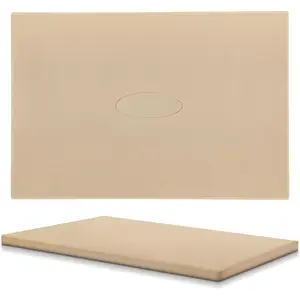 Large Pizza Stone for Oven 20 Inch, Rectangular Baking Stone 20" x 13.5" x 0.67", Heavy Duty Cordierite Bread Pan, Thermal Shock Resistant, Ideal for Baking Large or 2 Personal Pizzas