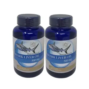 2 Bottles Shark Liver Oil 500mg 200 softgels x 2=400 softgels 2 Bottles Shark Liver Oil 500mg 200 softgels x 2=400 softgels