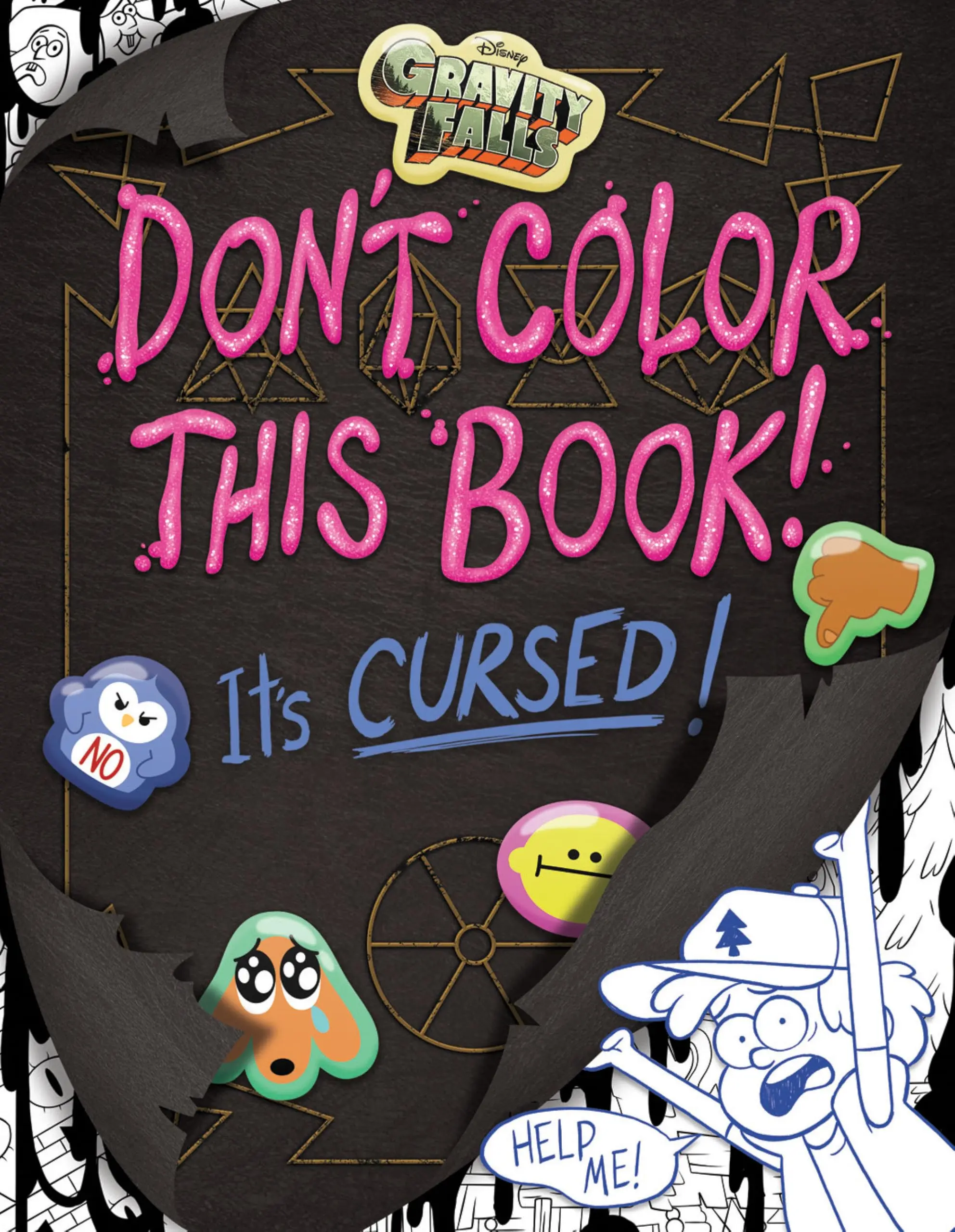 Gravity Falls: Don't Color This Book!: It's Cursed! -- Emmy Cicierega - Paperback