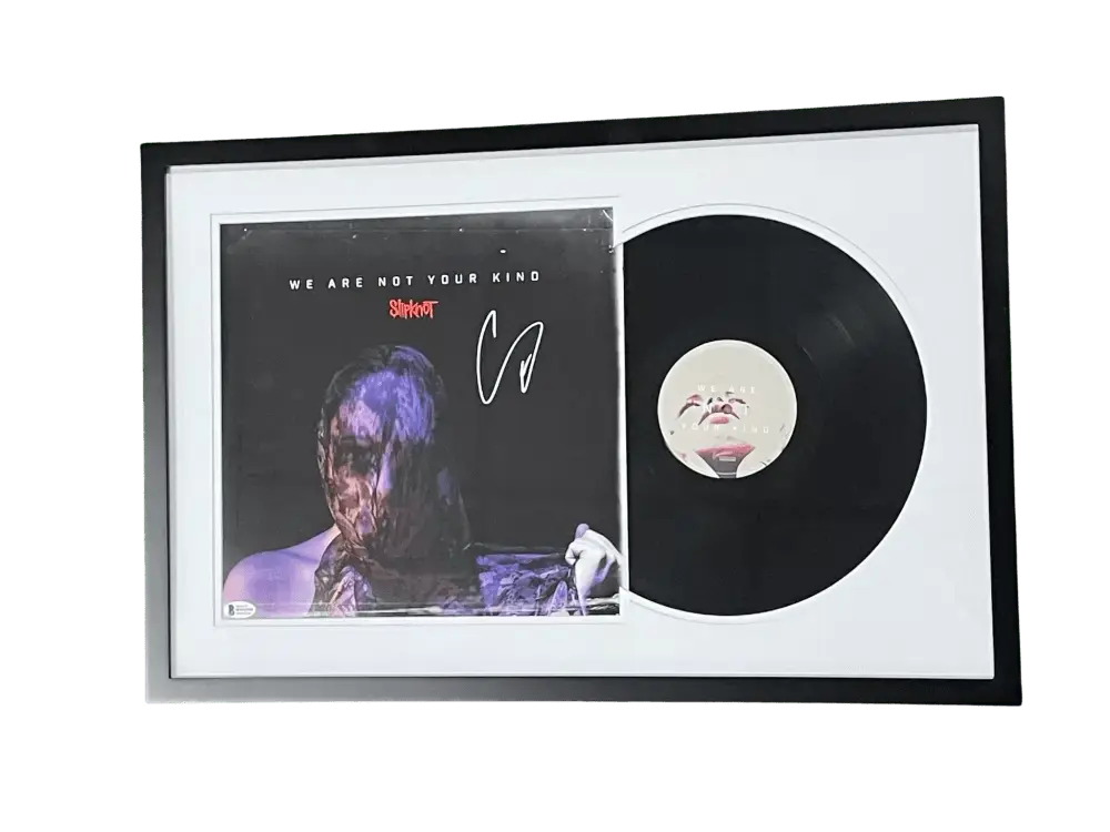 Corey Taylor of Slipknot Authentic Autographed Framed Album