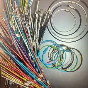 15 Pieces 6, 8, 10, 12 inch screw end cable wire