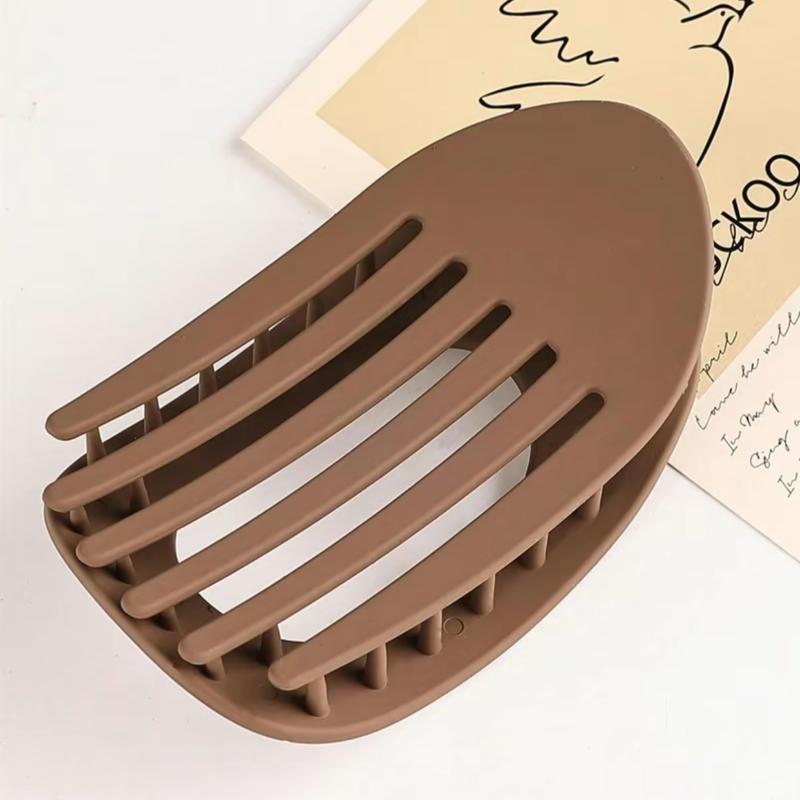 4pcs Solid Color Flat Hair Clips Set-Minimalist Acrylic Barrettes for Women,Strong Hold Claw Clips for Thick or ThinHair l Elegant, No-Crease,Daily & PartyStyling Accessories