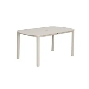 Patio Time Outdoor 63 Inch Aluminum Dining Table