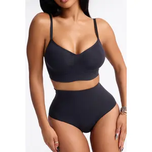 Nova Sculpt Seamless Strong Compression Mid Waist Brief - Black