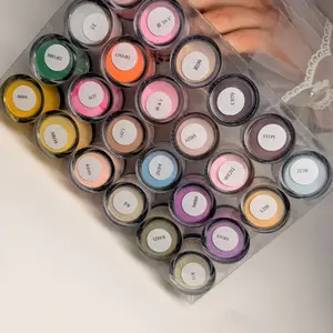 3D Nail Art Set 24 Pieces - Vibrant Colors for Creative Nail Designs - Perfect for DIY Manicure & Salon Use