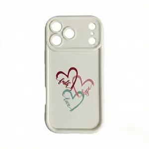 Faith Pattern Case for iPhone 17 16 15 14 Pro Max 13 12 11 Air Plus,Shockproof Drop Protection,Liquid Silicone Feel Matte TPU Cover