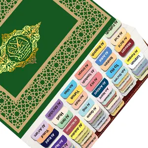 Quran Chapter Tabs, 125pcs Quran Surah Tabs, Laminated Quran Index Tabs, Quran Book Tabs, Quran Labels Tabs, Quran Accessories, Book Reading Stickers, Book Mark