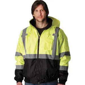 PIP High-Visibility Heated Work Safety Jacket, Model 333-1766-LY/L, Heated Jacket