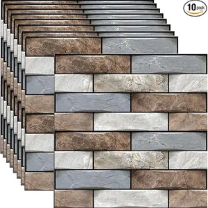 3D wall panels peel and stick directly, brick-like wall panels, 10 sets 30x30cm foam PVC self-adhesive, Waterproof wallpaper, suitable for game rooms, offices, hotels, living rooms, bedrooms and kitchens